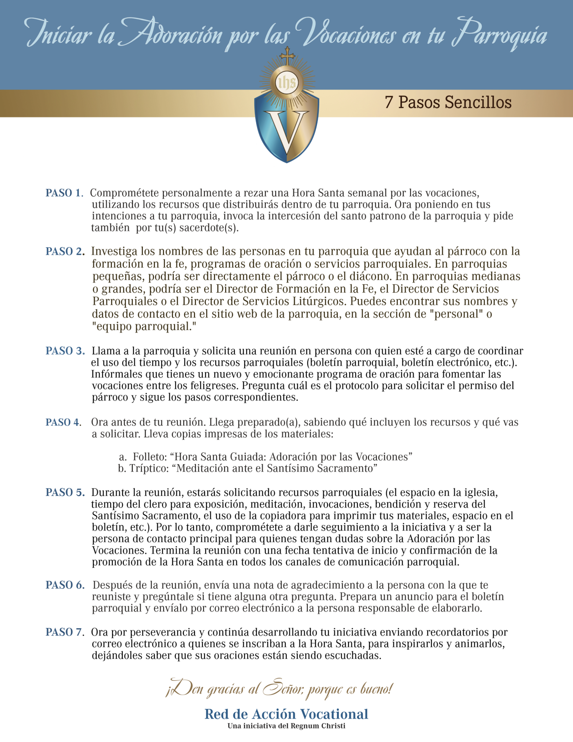 7 steps thumbnail spanish